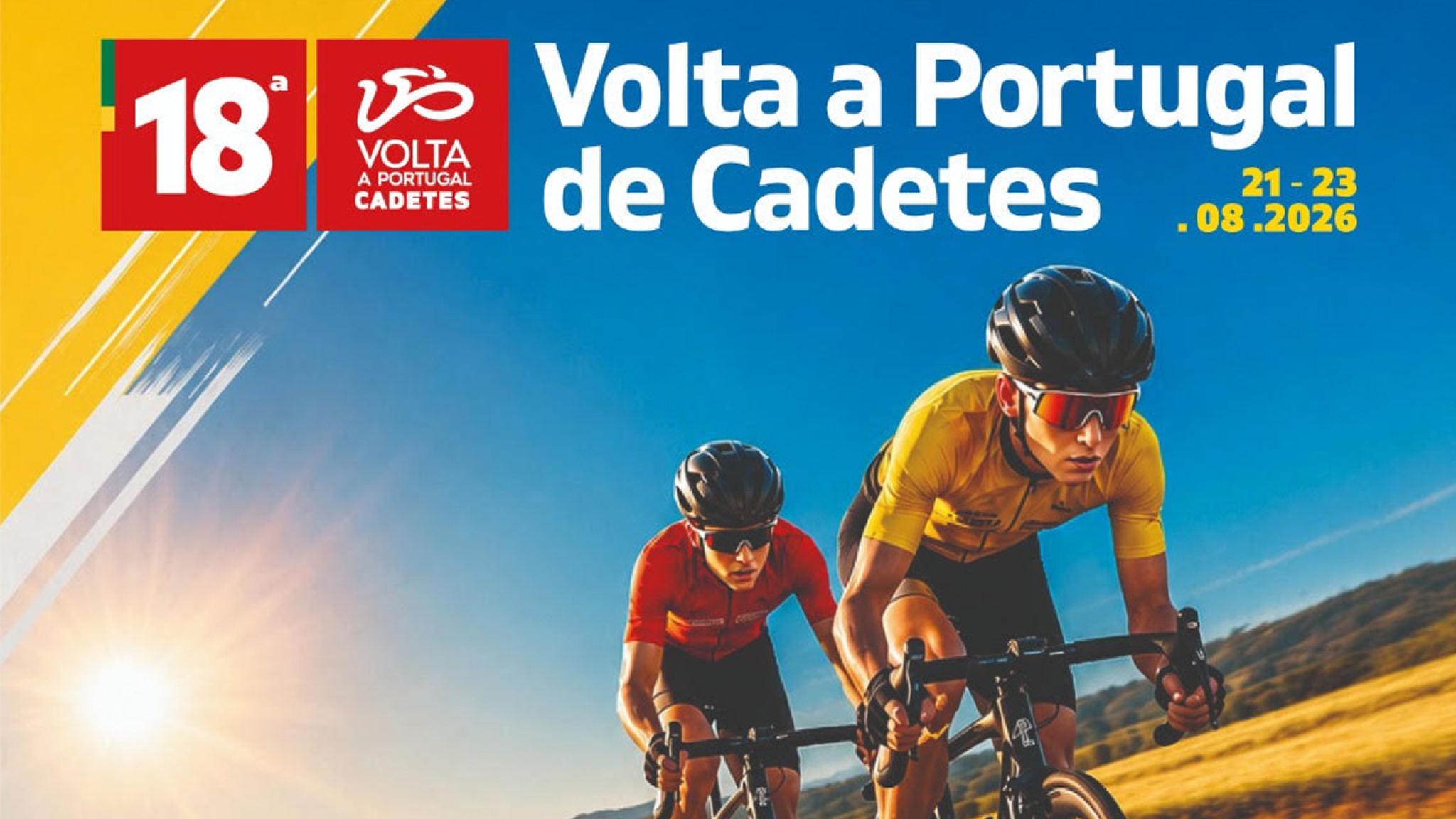 Volta a Portugal de Cadetes - meta volante na Rua Serpa Pinto