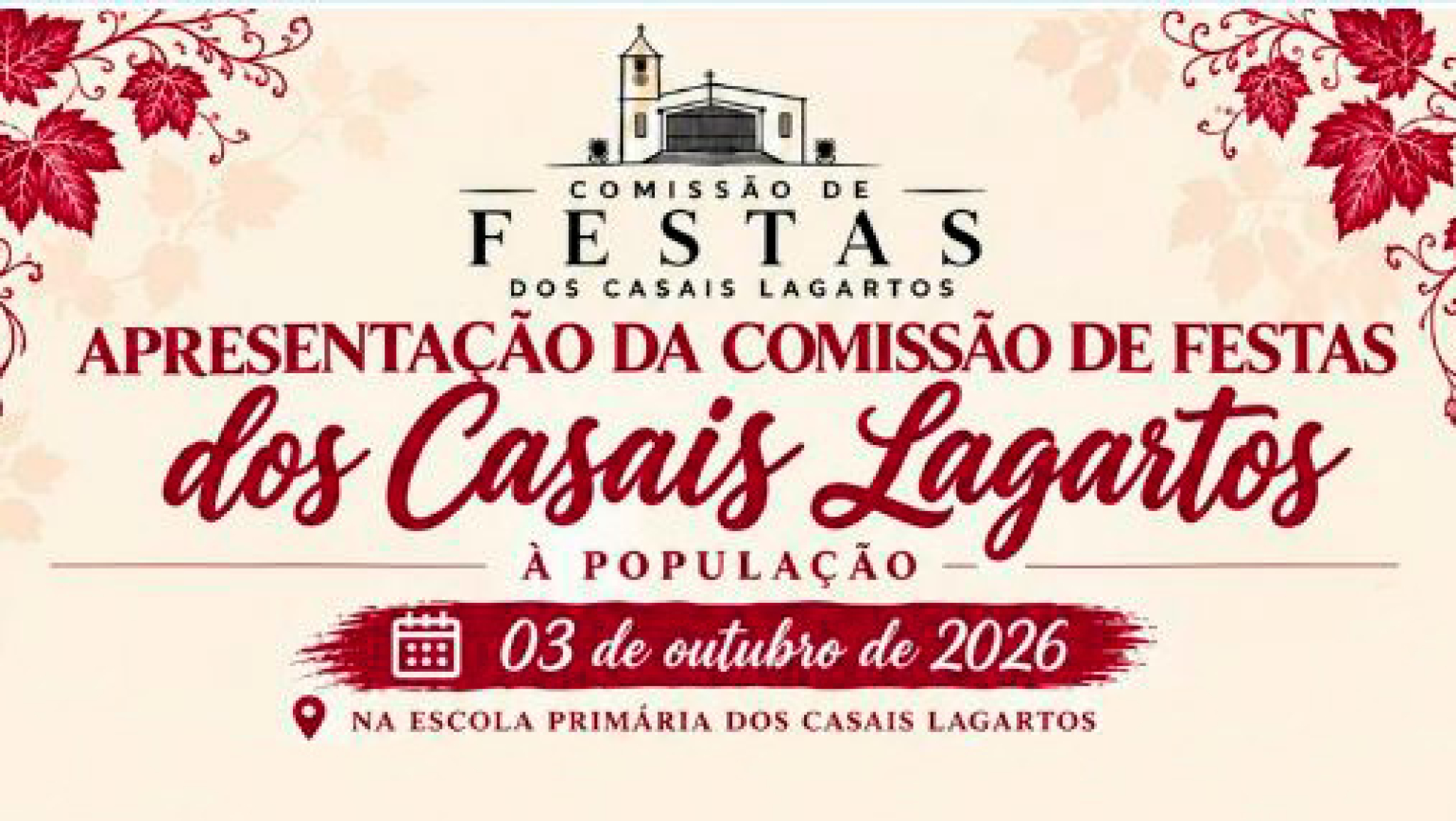 Apresentação da Comissão de Festas dos Casais Lagartos