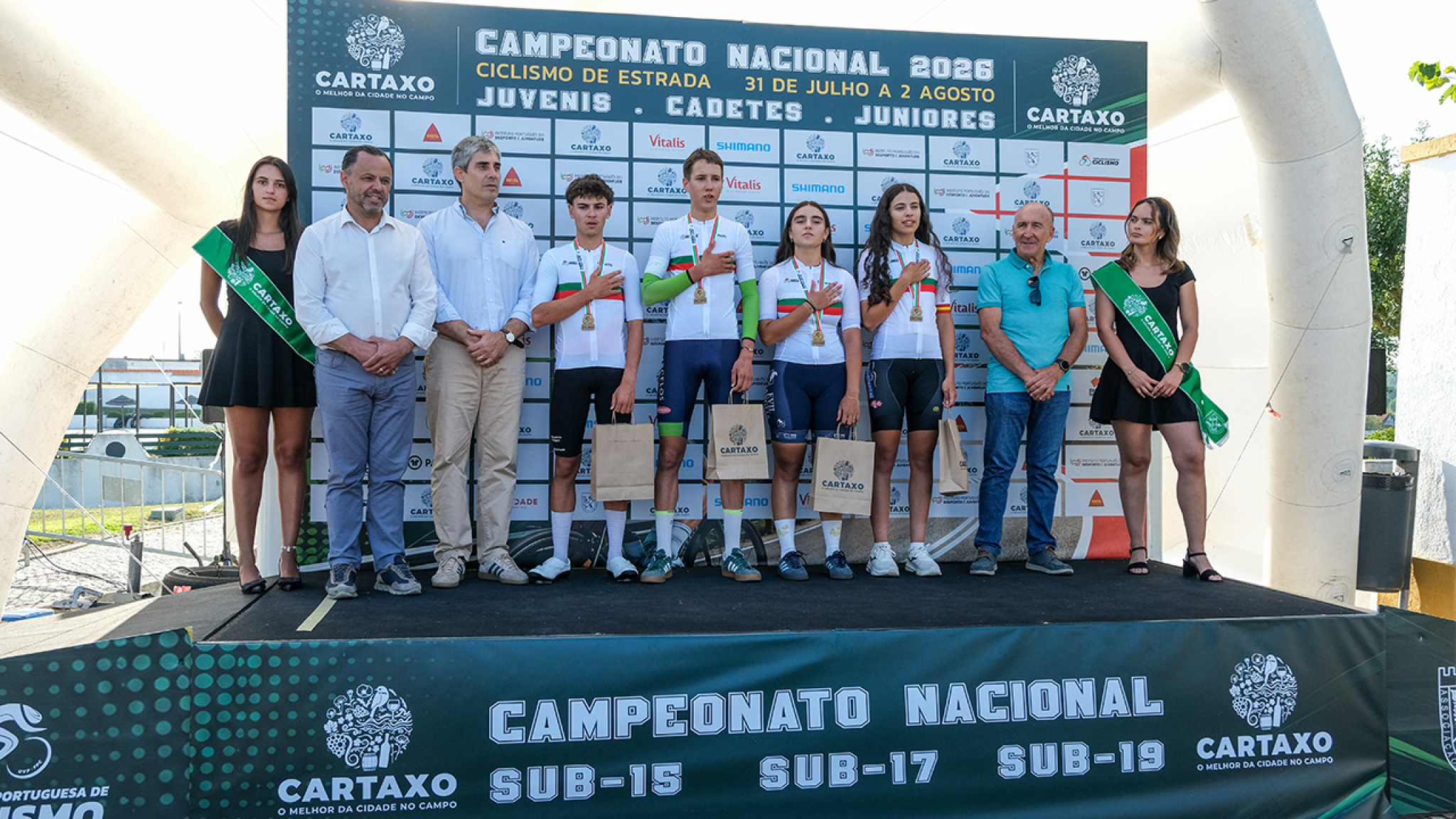 Cartaxo recebeu o Campeonato Nacional de Ciclismo de Estrada 2026